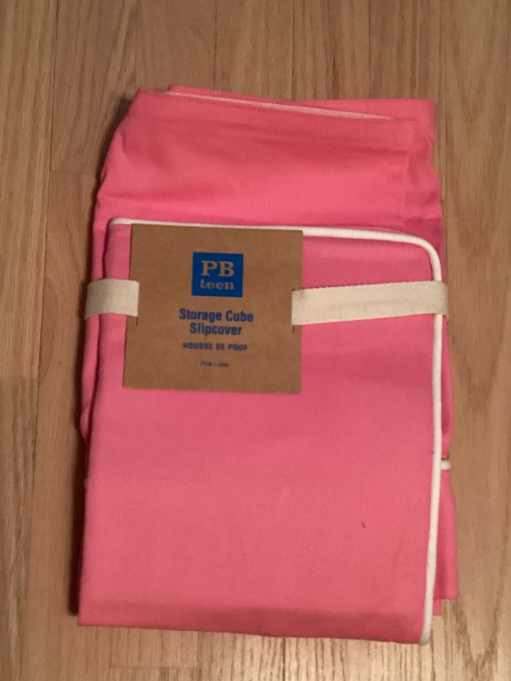 Pottery Barn Teens Storage Cube Slipcover Pink NWT